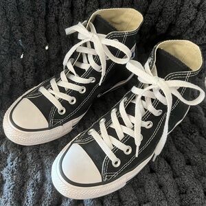 Converse - High Top Black Canvas Tennis Shoe